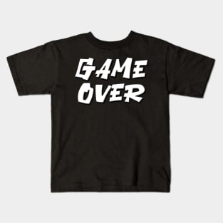 Classic Video Games Game Over Kids T-Shirt